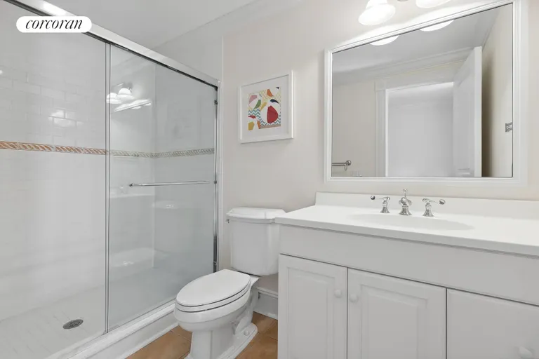 New York City Real Estate | View 15 Bridle Path | Guest Wing Second Bathroom | View 28
