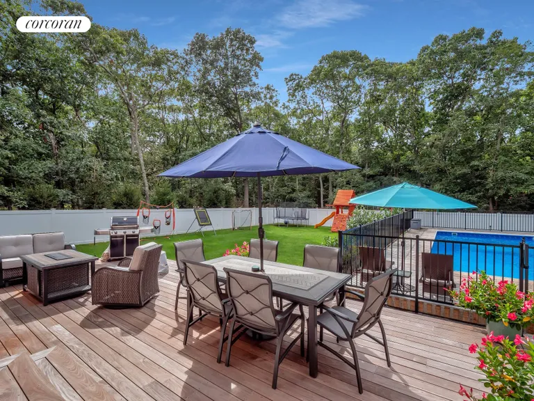 New York City Real Estate | View 1 Eastridge Court | New Back Deck | View 24