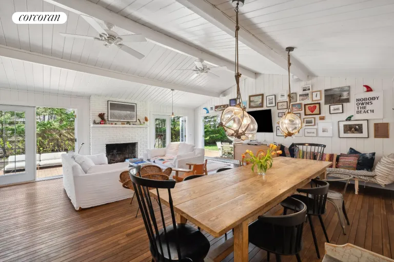 The Hamptons Real Estate | View 1 Cranberry Hole Road | Living & Dining | View 6