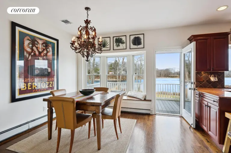 New York City Real Estate | View 295 Rabbit Lane | Lakefront Dining Room | View 13