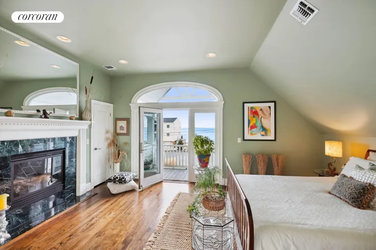 New York City Real Estate | View 295 Rabbit Lane | Bay view Bedroom with Queen bed | View 22