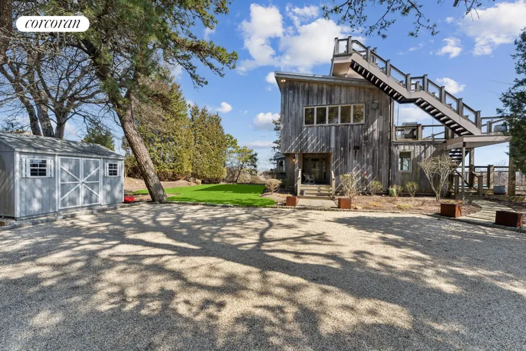 New York City Real Estate | View 32 Tuthill Lane | shed for bikes | View 29