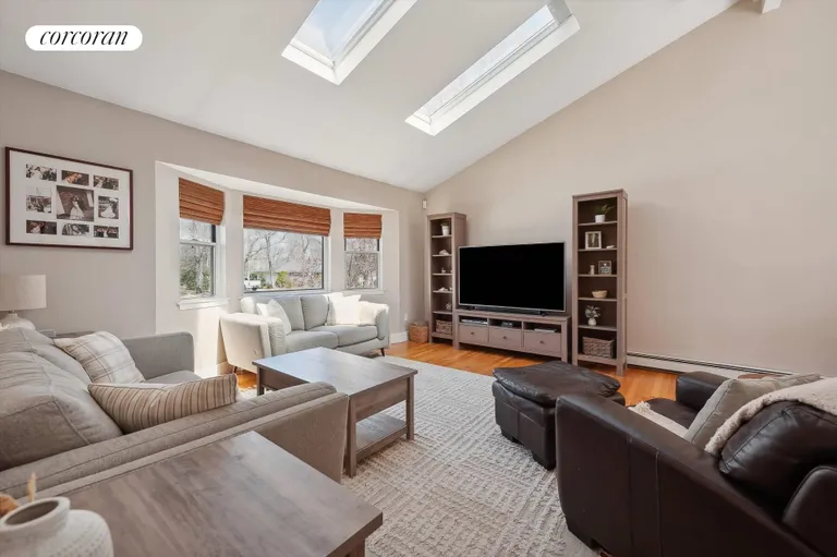 New York City Real Estate | View 15 Tree Haven Lane | Living Room with Two Skylights | View 6