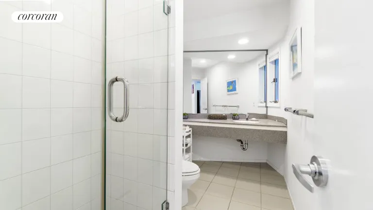 New York City Real Estate | View 34 Hawthorne Road | Downstairs Full Guest Bathroom | View 18