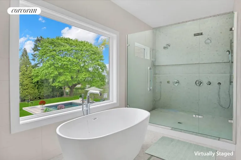 New York City Real Estate | View 28 Library Avenue | Primary Bathroom | View 5