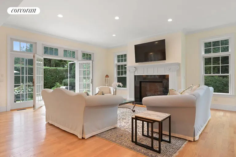 New York City Real Estate | View 78 Toilsome Lane | Living Room with Flat Screen TV | View 2