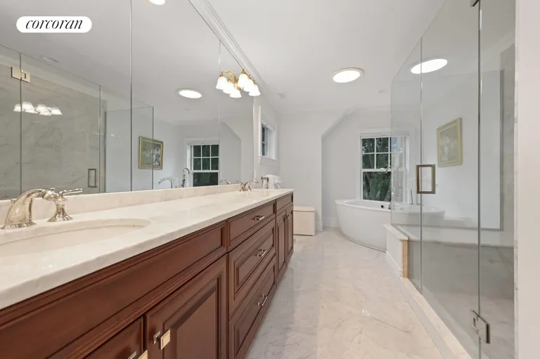 New York City Real Estate | View 78 Toilsome Lane | Master Bathroom | View 14