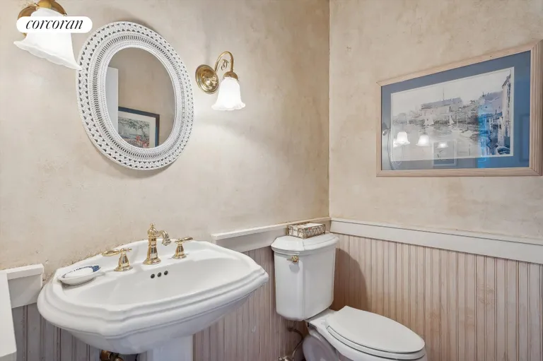 New York City Real Estate | View 156 Ram Island Drive | Main Floor Powder Room | View 26