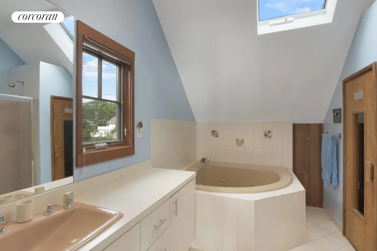 New York City Real Estate | View 312 East Montauk Highway | Ensuite Main Bath with Jacuzzi and Sauna | View 16