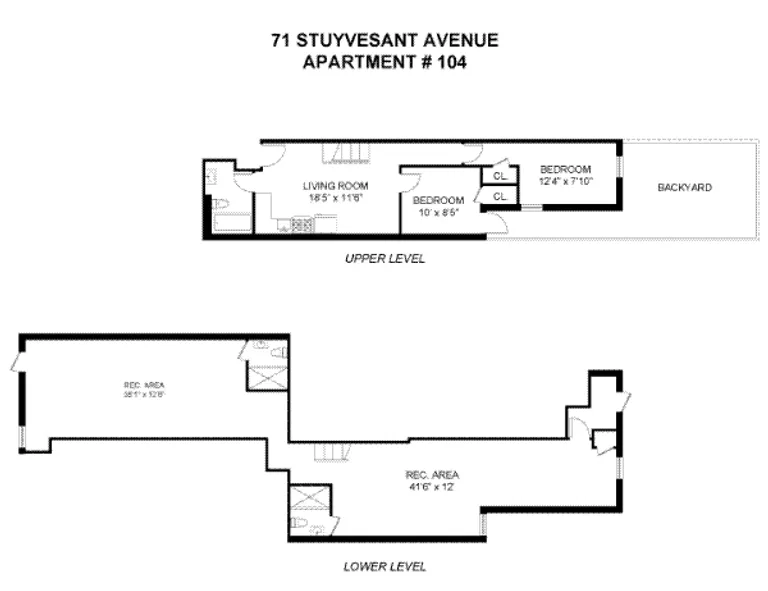 71 Stuyvesant Avenue, 104 | floorplan | View 2