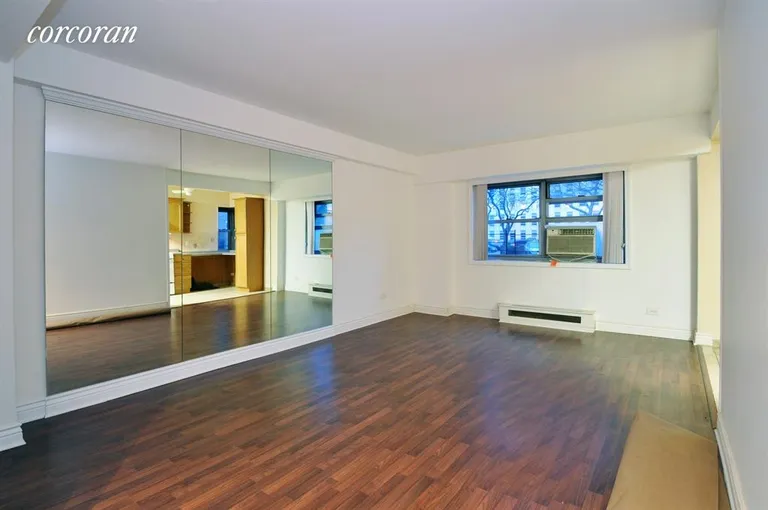 New York City Real Estate | View 225 Adams Street, 1D | Living Room | View 2