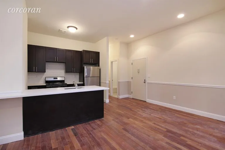 New York City Real Estate | View 321 Weirfield Street, 3 | Kitchen / Living Room | View 2
