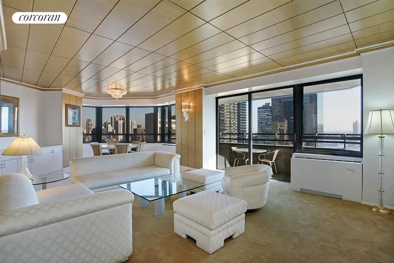 New York City Real Estate | View 240 East 47th Street, 26D | Living Room / Dining Room | View 3