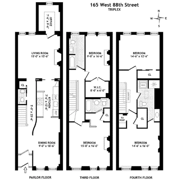 165 West 88th Street | floorplan | View 16
