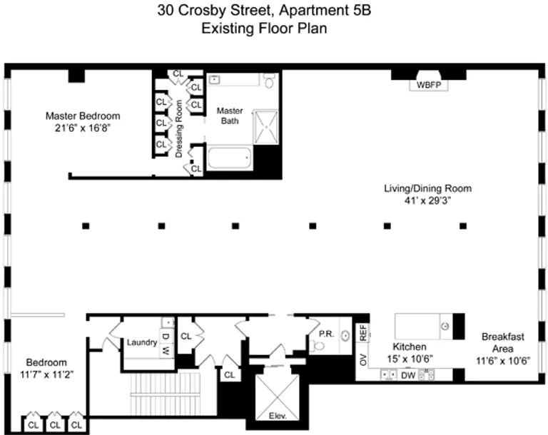30 Crosby Street, 5B | floorplan | View 4