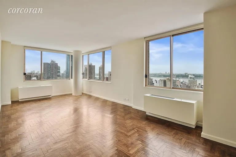 New York City Real Estate | View 350 West 50th Street, 28E | 2 Beds, 2 Baths | View 1