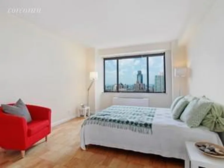 New York City Real Estate | View 45 East 25th Street, 30A | Bedroom with park view! | View 2