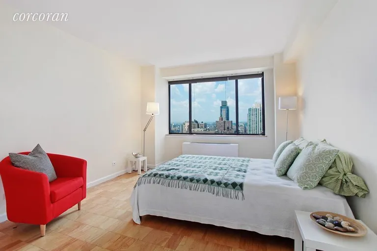 New York City Real Estate | View 45 East 25th Street, 30A | Large bedroom with park view! | View 3