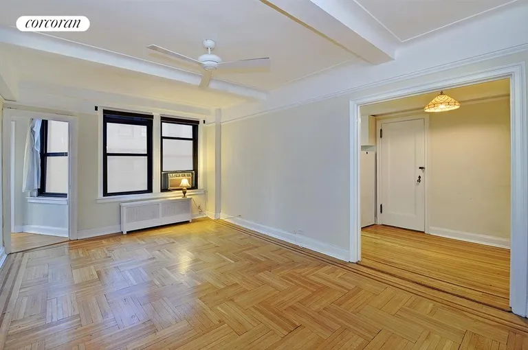 New York City Real Estate | View 110 West 86th Street, 16E | Kitchen / Living Room | View 5