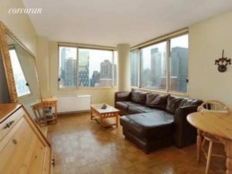 New York City Real Estate | View 350 West 50th Street, 31I | 1 Bed, 1 Bath | View 1