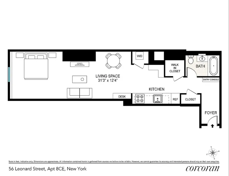 56 Leonard Street #8CE, New York, NY 10013 Property for sale