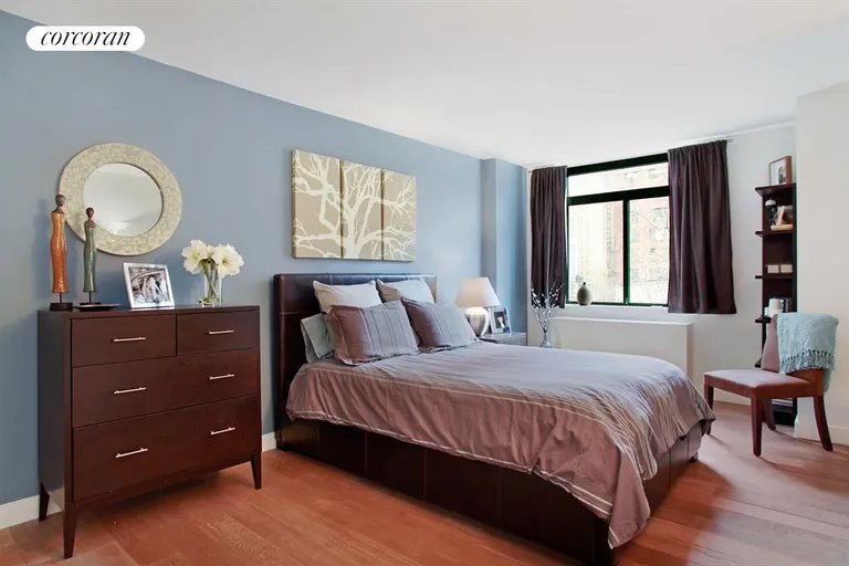 New York City Real Estate | View 225 Rector Place, 3K | Serene Master Suite | View 3