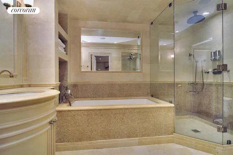 New York City Real Estate | View 160 Central Park South, 915 | Master Bathroom | View 6