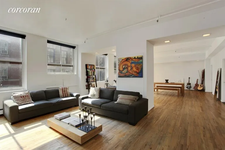 New York City Real Estate | View 111 Wooster Street, 4A | Living Room / Dining Room | View 2