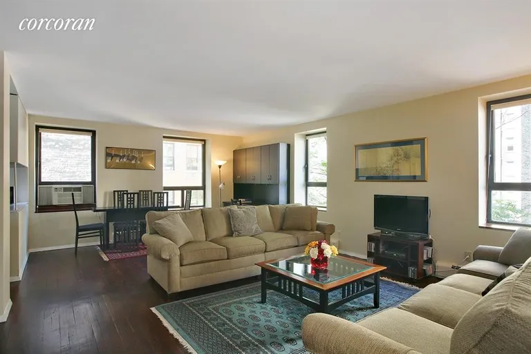 New York City Real Estate | View 250 West 88th Street, 509 | Living Room / Dining Room | View 2