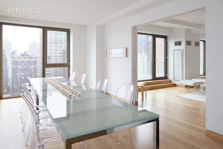 New York City Real Estate | View 50 Gramercy Park North, PH | Pocket sliding doors divide rooms | View 3