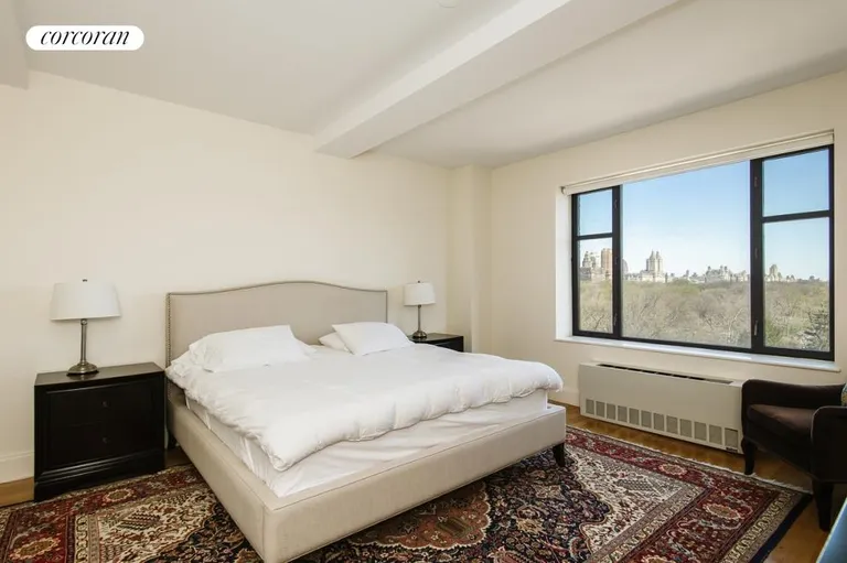 New York City Real Estate | View 110 Central Park South, 9A | Master Bedroom with Park Views | View 3