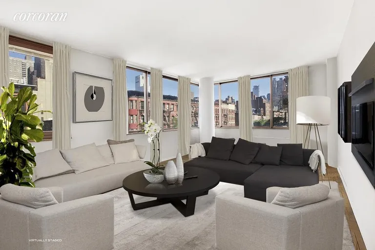 New York City Real Estate | View 393 West 49th Street, 4R | 2 Beds, 2 Baths | View 1