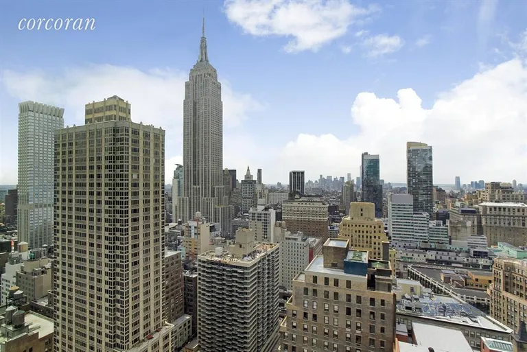New York City Real Estate | View 100 West 39th Street, 41I | From the apartment! Endless sky! | View 2