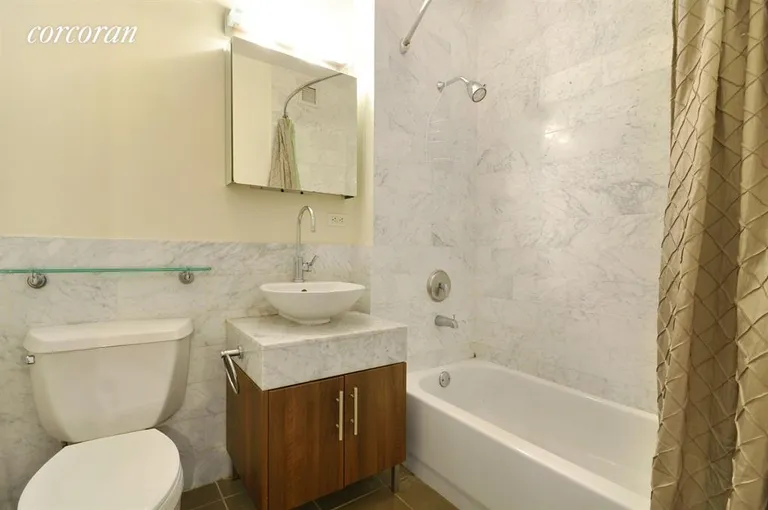 New York City Real Estate | View 1 Wall Street Court, 809 | Second Bathroom | View 6