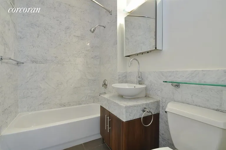 New York City Real Estate | View 1 Wall Street Court, 809 | Master Bathroom | View 4