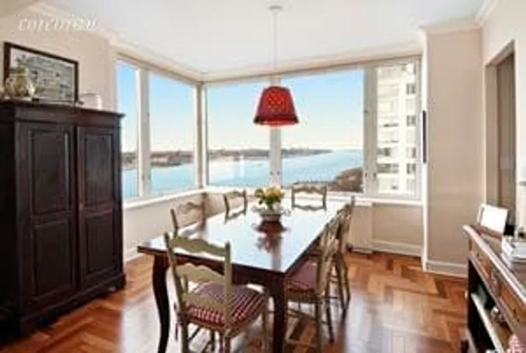 New York City Real Estate | View 220 Riverside Boulevard, 25A | Dining Room  | View 2