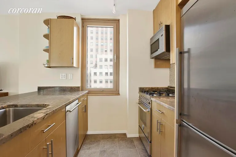 New York City Real Estate | View 350 West 50th Street, 23I | 350 West 50th #23i, New York (350_W_50_#23i_Kitchen_GBedoya) | View 2