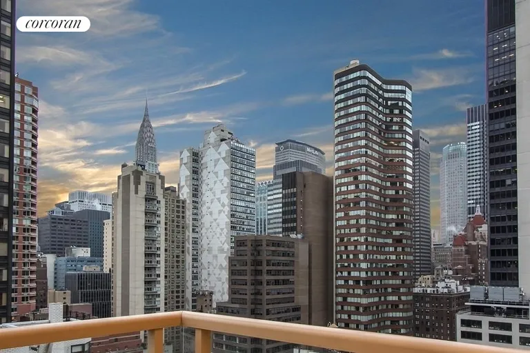 New York City Real Estate | View 250 East 49th Street, 18CD | Balcony | View 4