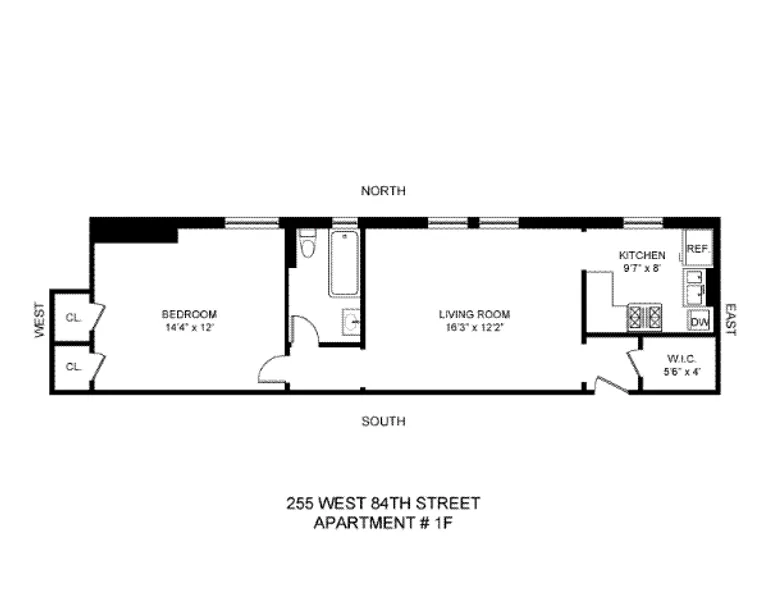 255 West 84th Street, 1F | floorplan | View 6
