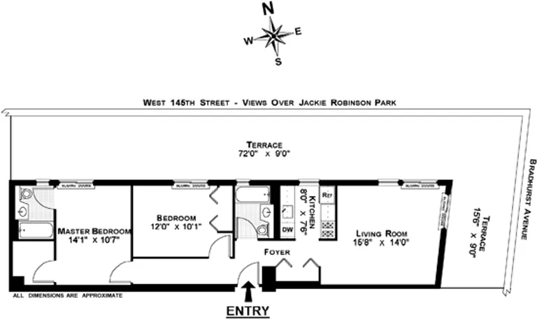 330 West 145th Street, PH5 | floorplan | View 7