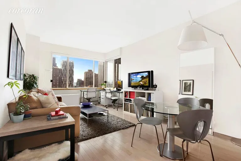 New York City Real Estate | View 350 West 50th Street, 31H | 1 Bed, 1 Bath | View 1