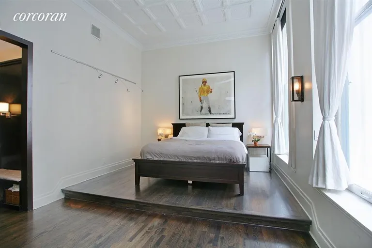 New York City Real Estate | View 55 White Street, 2B | Master Bedroom and WIC/Dressing Room | View 4