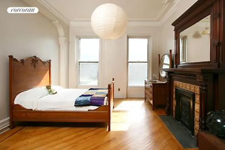 New York City Real Estate | View 854 President Street | 2nd (rear) bedroom | View 2