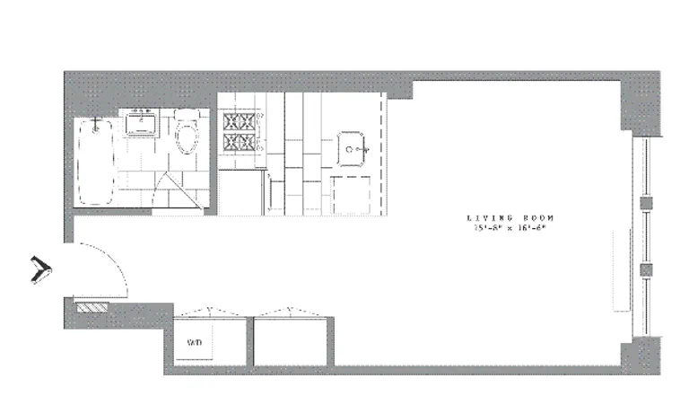 390 Wythe Avenue, 1H | floorplan | View 1