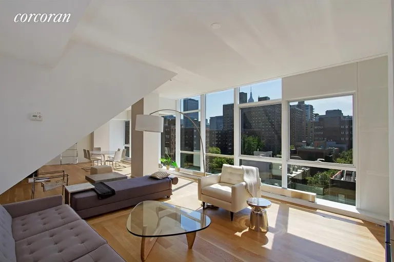 New York City Real Estate | View 245 Tenth Avenue, 8E | Living Room | View 2