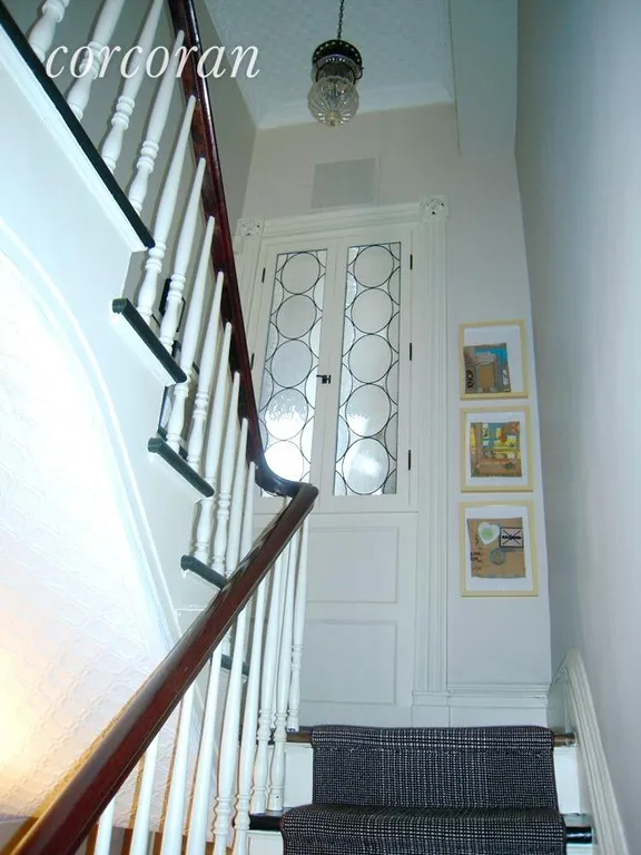 New York City Real Estate | View 57 Middagh Street, 2 | Staircase leading to the bedrooms. | View 8