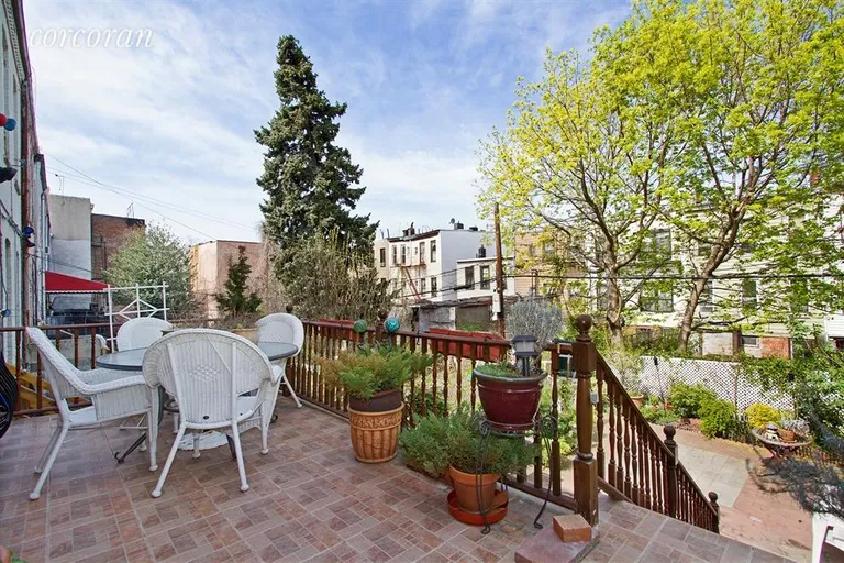 New York City Real Estate | View 129 Moffat Street, 1 | Porch | View 6