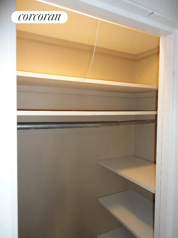 New York City Real Estate | View 122 Ashland Place, 6K | Two light lit closets in bedroom | View 7