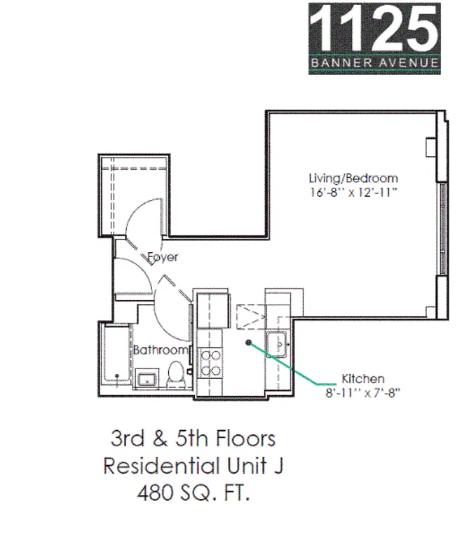 2750 East 12th Street, 5J | floorplan | View 1