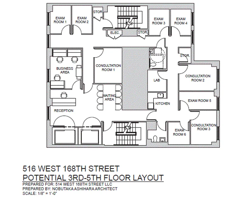 516 West 168th Street, MED | floorplan | View 5